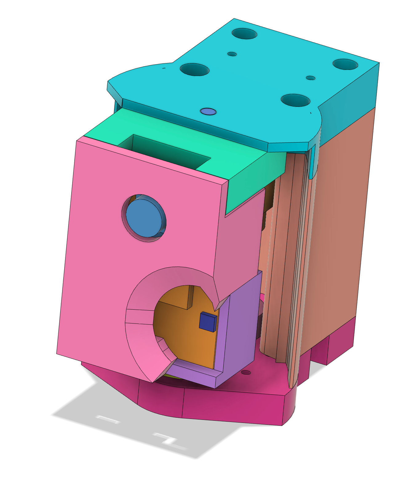 ESP32-CAM, SG90 servo-swivel. 120degree sweep. WIFI, LED, FTDI USB